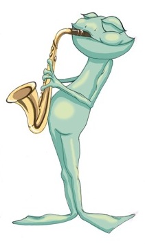 froggy on sax